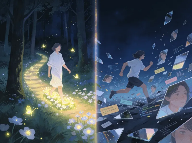 會困住，因為你只是虛假的參與世界